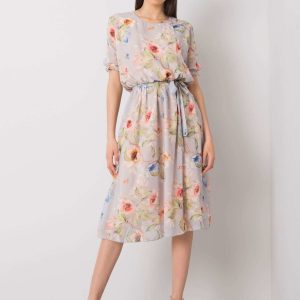 Grey Maelle Floral Dress