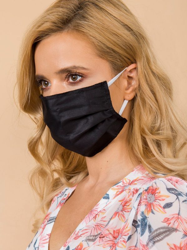 Black Cotton Protective Mask