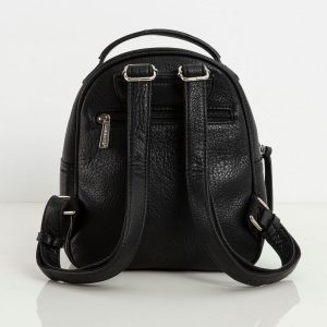 Black women's backpack in eco-leather LUIGISANTO