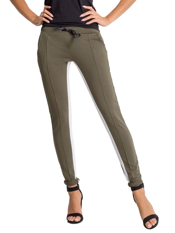 Khaki Defined sweatpants