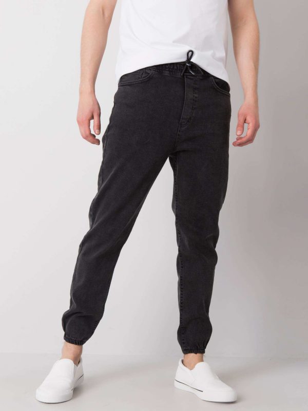 Braxton Men's Black Joggers