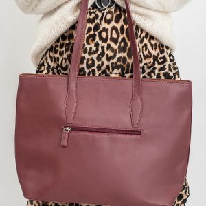 Shopper bag burgundy