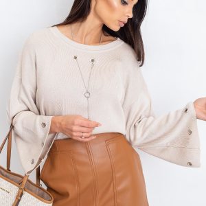 Beige Hola sweater