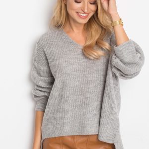 RUE PARIS Grey sweater Wandering