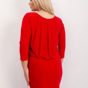 Ashe Red Plus Size Dress