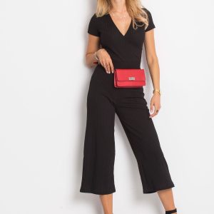 RUE PARIS Black jumpsuit Splendor