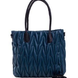 Sea eco leather quilted bag