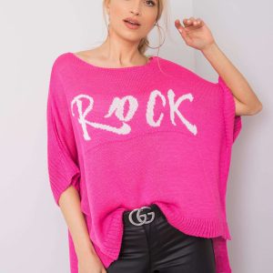 Dark pink oversize sweater Thea