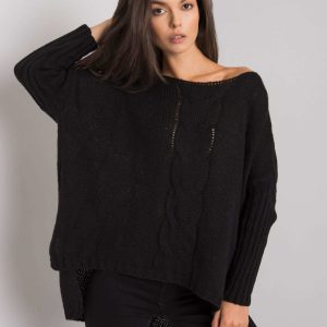 Black loose sweater Tiffianie OCH BELLA