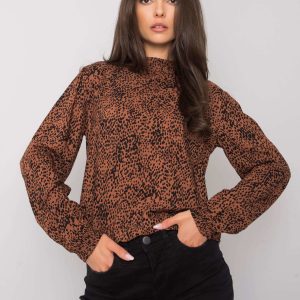 Roy's brown viscose blouse FRESH MADE