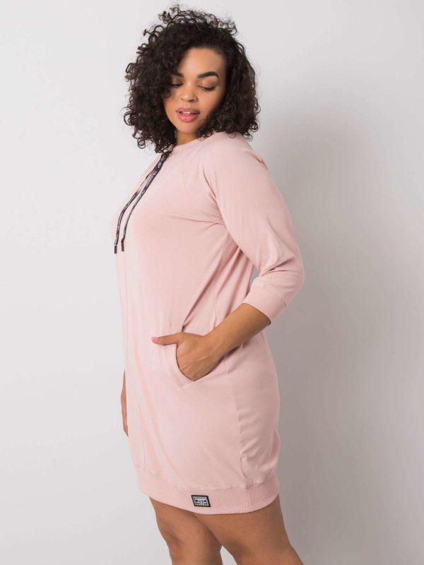 Harriet Dirty Pink Cotton Dress