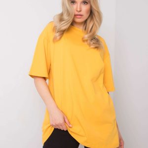 Dark yellow t-shirt Juliet RUE PARIS