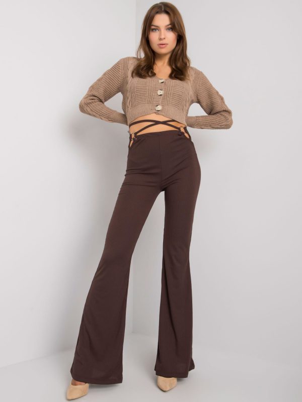 Dark brown pants Estrella bells