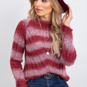 Burgundy sweater West