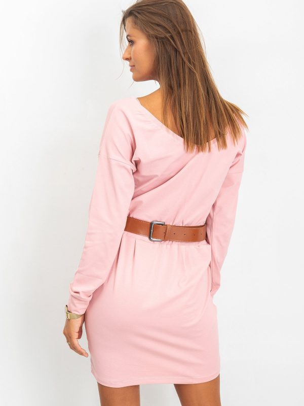 Pink Simple Dress