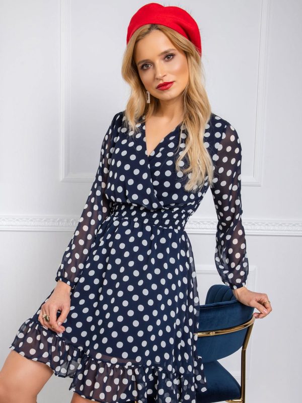 Navy blue dress Chloe RUE PARIS