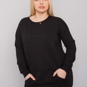 Easton black plus size sweatshirt