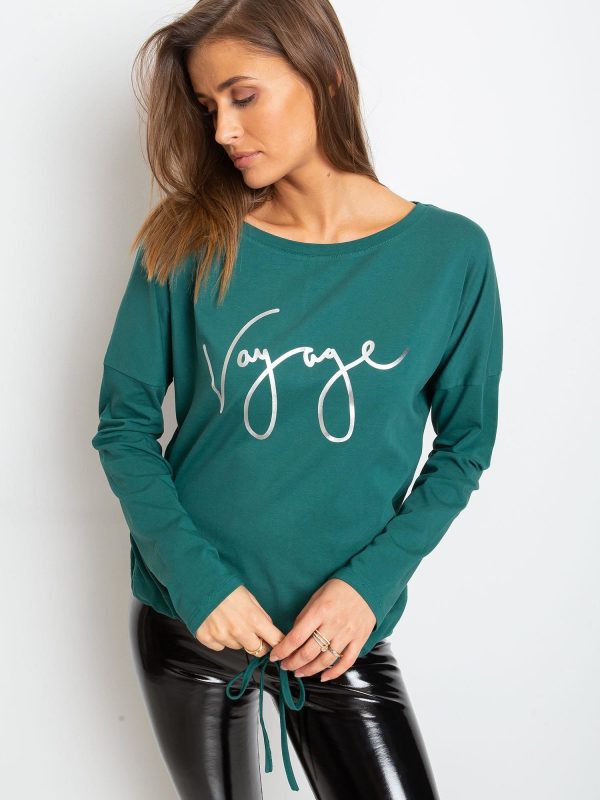 Dark Green Voyage Blouse