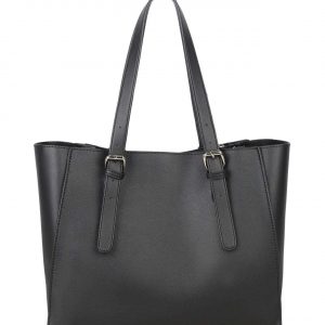 LUIGISANTO black shopper bag