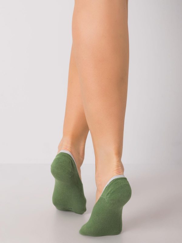 Green Women's Socks Footer