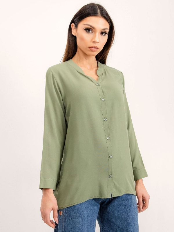 RUE PARIS Khaki blouse Fame