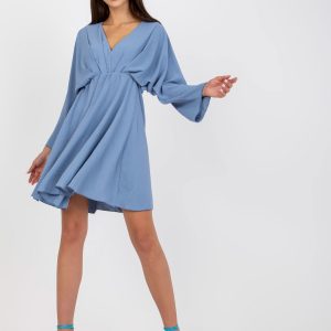 Light Blue Fairy One Size V Neck Zayna Dress