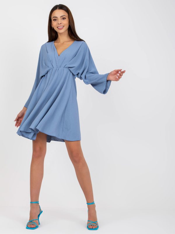 Light Blue Fairy One Size V Neck Zayna Dress