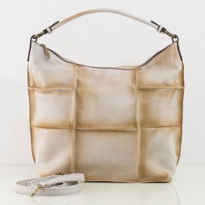 Light beige patchwork bag