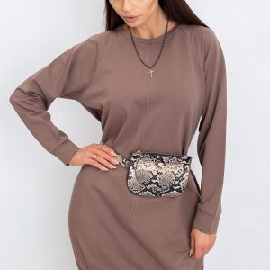 Dark beige dress Cristine