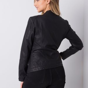 Black Ramone Leather Jacket TOP