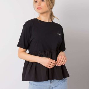 Black T-shirt Maddison RUE PARIS