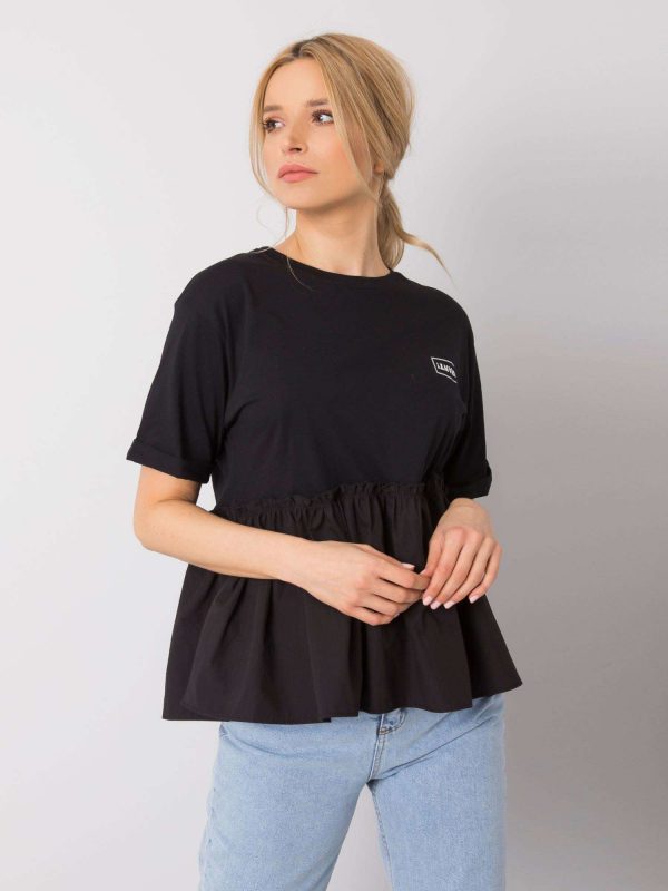 Black T-shirt Maddison RUE PARIS