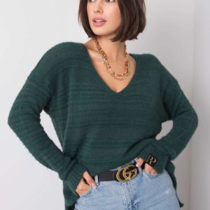 Dark green sweater Estella RUE PARIS