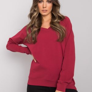 Maroon long sleeve blouse Alexie RUE PARIS