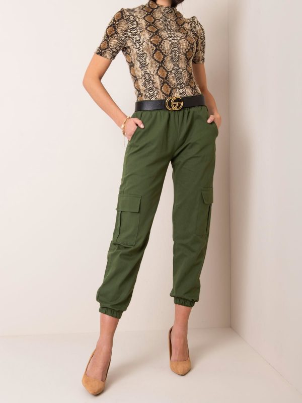 Dark green pants Ruby RUE PARIS