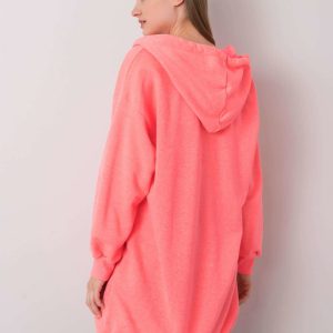 Fluo Pink Hoodie Olive