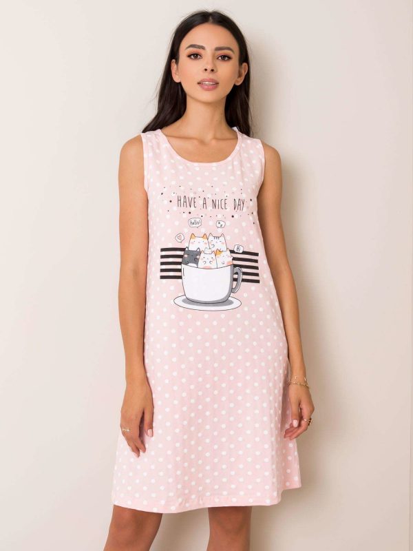 Miguel's light pink nightgown