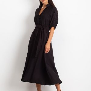 RUE PARIS Black Dress June