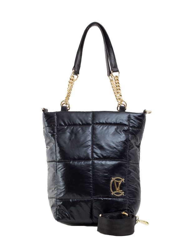 Black Orthalion Shoulder Bag