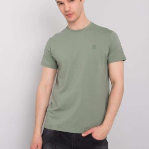 Khaki t-shirt for men basic Kenneth LIWALI