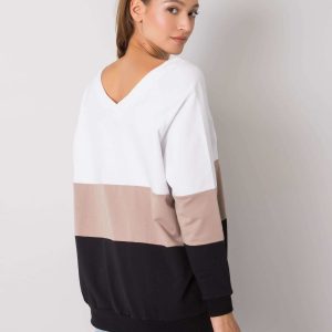 Lotta RUE PARIS black and beige sweatshirt