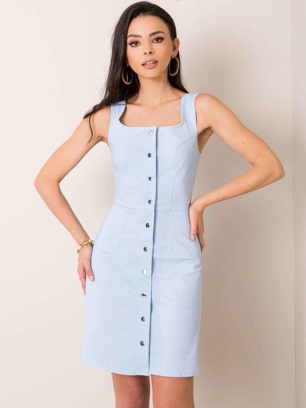 Light Blue Cloddy Dress