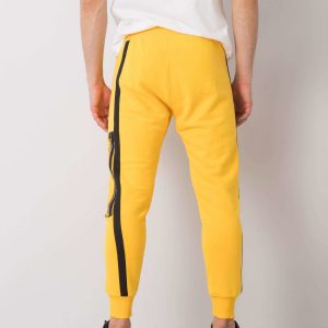 Bradley Print Men's Yellow Sweatpants