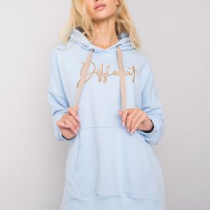 Fallon light blue kangaroo sweatshirt