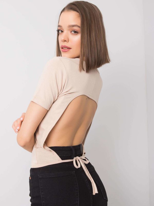 Beige blouse Pixie RUE PARIS