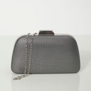 Grey Evening Handbag