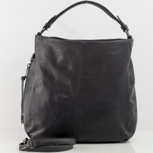 Black eco-leather bag