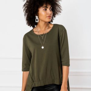 Khaki blouse Lily