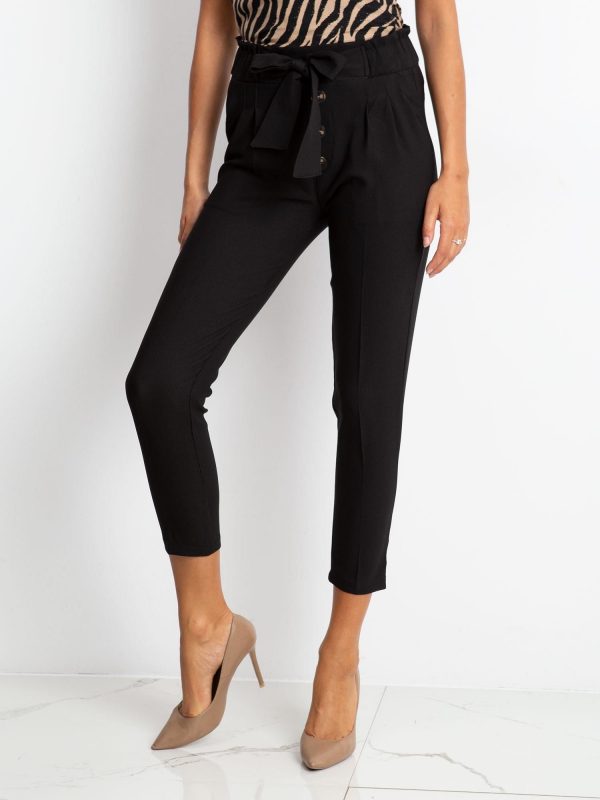 RUE PARIS Black pants Devon