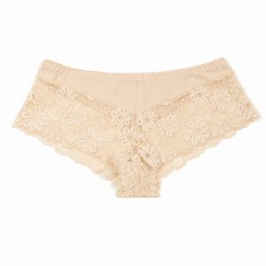 Women's Beige Lace Panties